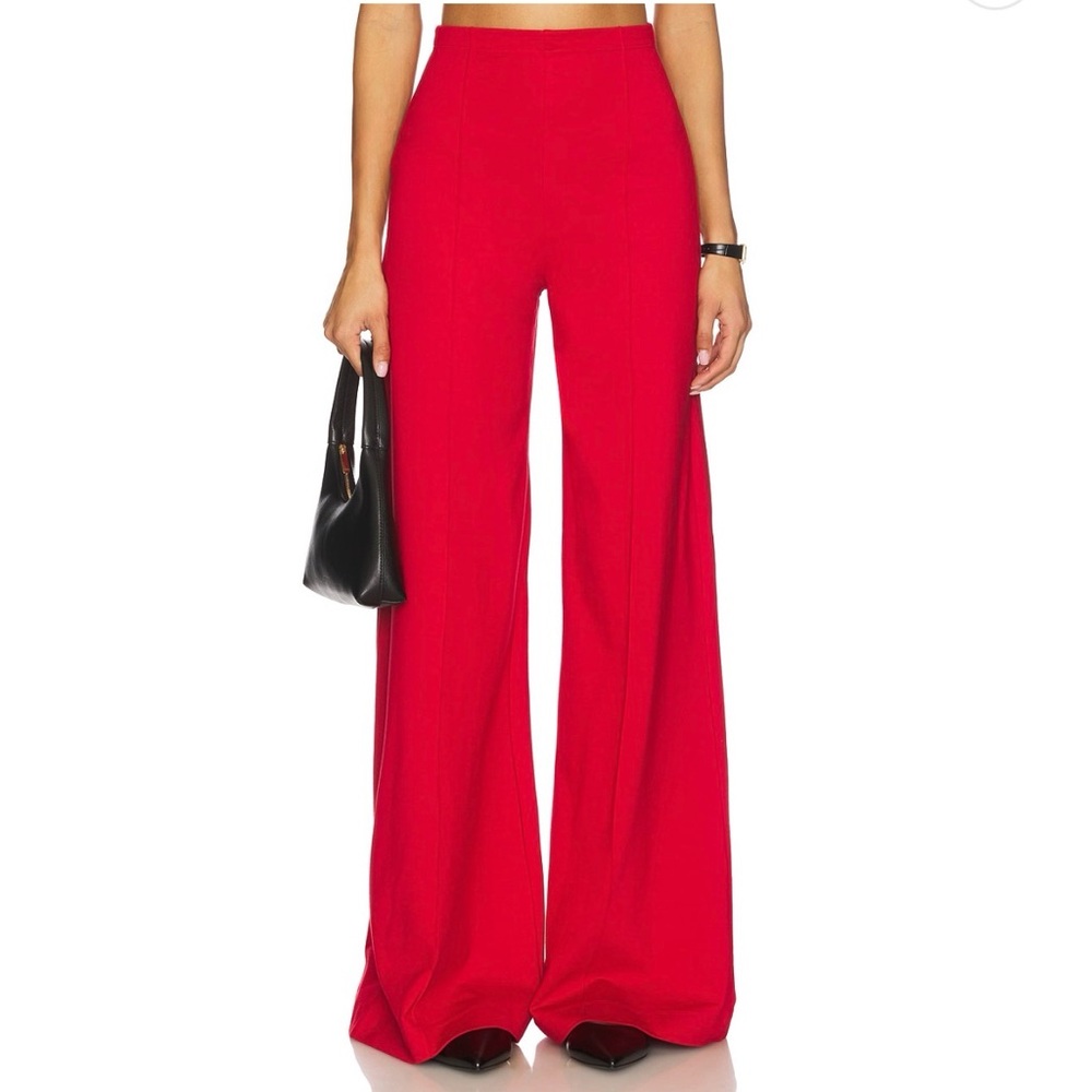 AKIRA Red Wide Leg Pants